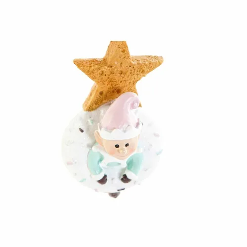 Vista 3 de Decoración Colgante DKD Home Decor Navidad Resina (2 pcs) (5.5 x 5 x 9 cm)