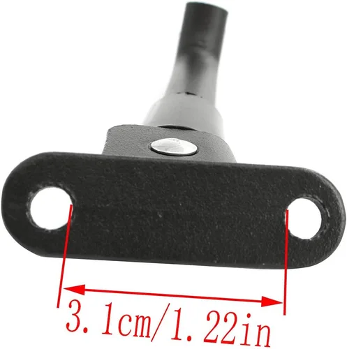 Vista 3 de LQ Industrial Scooter Kickstand negro Scooter eléctrico reemplazo soporte de estacionamiento pies soporte soporte para scooter eléctrico M365