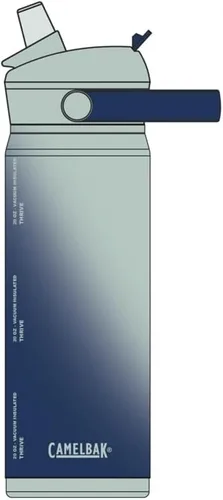 Vista 33 de CamelBak - Thrive - Botella de agua con tapa y pajilla, 20 onzas - Aislante de acero inoxidable, color negro