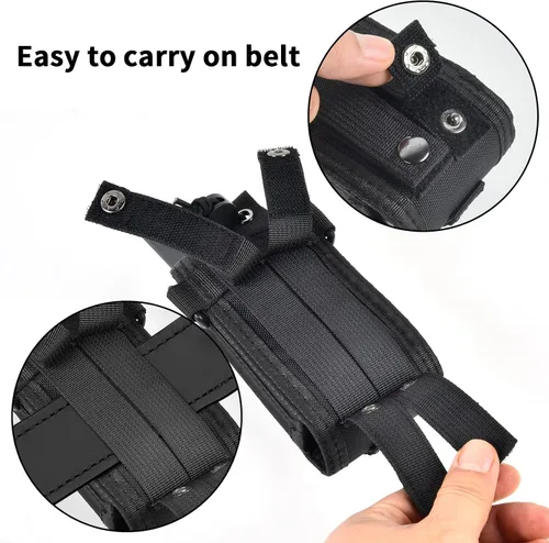 Vista 4 de ANKHOH Funda Holster para Radio Compatible con GXT1000VP4 Radio Bidireccional GMRS de 50 Canales, Estuche para Walkie Talkie de Largo Alcance