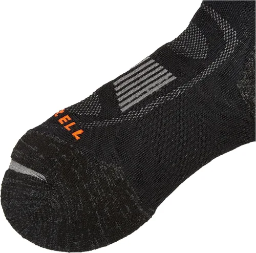 Vista 3 de Merrell Men's and Women's Zoned Cushioned Wool Hiking Crew Socks-1 Pair Pack-Breathable Arch Support