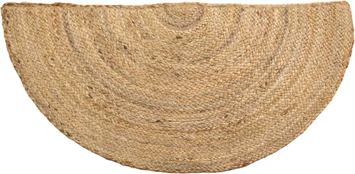Vista 8 de Super Area Rugs Alfombra de yute – Alfombra reversible de fibra natural – Revestimiento ecológico para suelo de cocina – Puerta tejida a mano