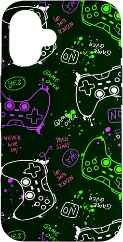 Vista 32 de Awesome Video Game Controller Gamer Boys Gaming Gift Case for iPhone 17