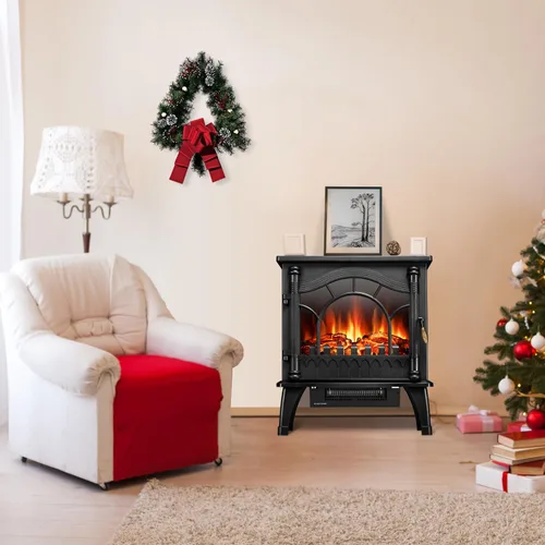 Vista 2 de R.W.FLAME - Chimenea empotrable ultrafina para pared (30 y 60 pulgadas)