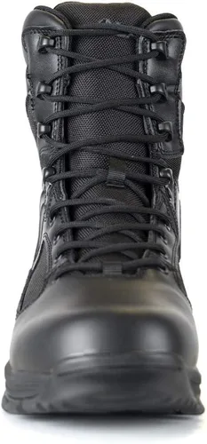 Vista 6 de LA Police Gear Sector - Botas tácticas con cremallera lateral de 8 pulgadas, botas tácticas para hombre, botas negras para hombre