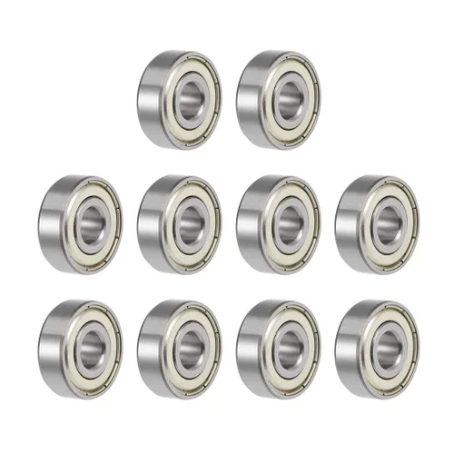 Vista 10 de uxcell R1212ZZ Rodamiento de bolitas profundo del surco 1/2-inchx3/4-inchx5/32-inch blindado Z2 rodamientos de palanca 10pcs