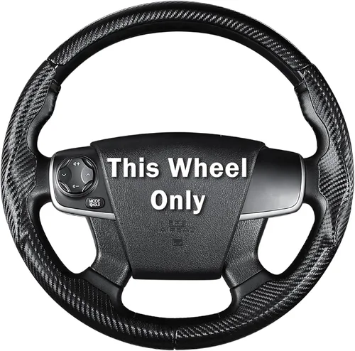 Vista 11 de Funda para volante Toyota Camry (2007-2011)/Highlander (2008-2013), accesorios (negro)
