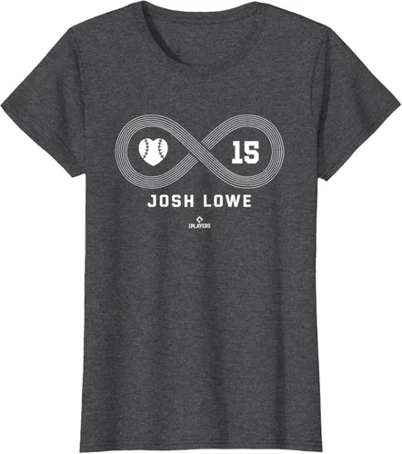 Vista 4 de Camiseta Infinite Love Josh Lowe Tampa Bay MLBPA, Negro