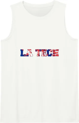 Vista 8 de Camiseta sin mangas con teñido anudado de los Louisiana Tech Bulldogs, Negro
