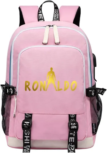 Vista 28 de Soccer Player 7 Mochila deportiva multifunción para viajes, portátil, para fanáticos del fútbol, para hombres y mujeres, negro - 2, Tamaño único