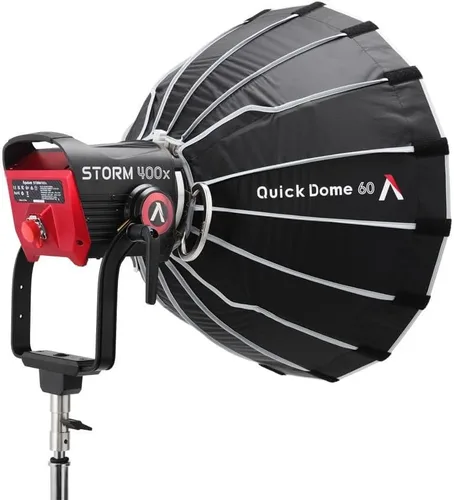 Vista 4 de Aputure Light Dome Quick Dome 60 Softbox, 23.6 in (2 pies) Circular Bowens Mount con diseño de liberación rápida, incluye difusión, rejilla