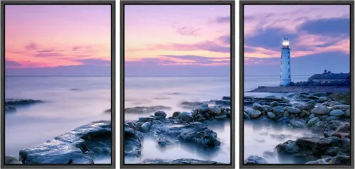 Vista 92 de wall26 Lienzo enmarcado para pared, juego de arte debajo de los tallos de bambú verde, naturaleza, desierto, fotografía, realismo, contemporáneo
