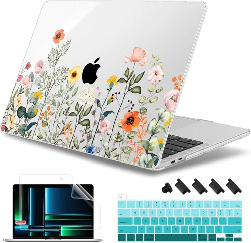 Vista 18 de May Chen Funda para MacBook Pro de 13 pulgadas M2 2023, 2022, 2021, 2020 A2338 M1 A2251 A2289, carcasa rígida de plástico para MacBook Pro de 13