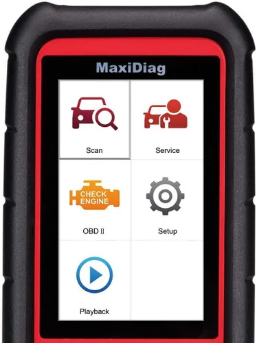 Vista 5 de Escáner automotriz OBD2 profesional Autel MaxiDiag actualizado MD808 (MD808 Pro) (Combinación de MaxiCheck Pro y MD802), herramienta escáner