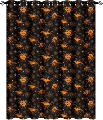 Vista 35 de Cool King of The Forest - Cortinas opacas con diseño de tigre anime, fantasía, animal, fuego, tigre, hielo, con ojales, ahorro de energía, 2