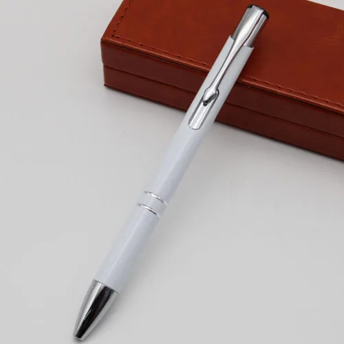 Vista 2 de Cabilock Bolígrafos de metal, 5 bolígrafos retráctiles, tipo prensa, bolígrafo de tinta negra, bolígrafo de rodillo, bolígrafo de diario, papelería