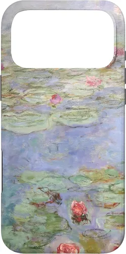 Vista 22 de Monet's Water Lilies Modern Art Impressionism Painting Cover Case for iPhone 17