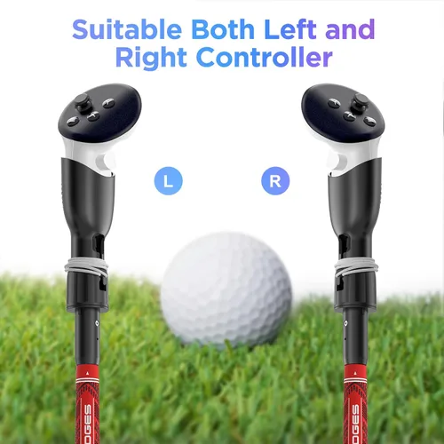 Vista 3 de YOGES VR Golf Club Handle Attachment Compatible with Oculus Quest 3 / Quest 2, Golft Golf Club Handle Accessories Compatible with Golf +, Golf 5