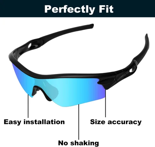 Vista 8 de Lentes polarizadas de repuesto compatibles con gafas de sol Oakley RadarLock Path Vented OO9181