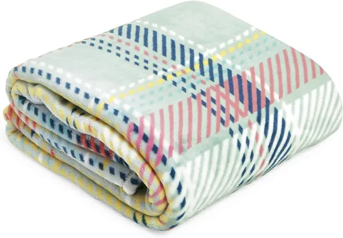 Vista 17 de Vera Bradley Manta de forro polar para mujer, manta de felpa suave para sofá, dormitorio y decoración del hogar