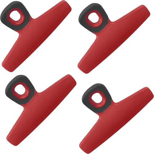 Vista 11 de COOK WITH COLOR Clips para alimentos – Clips anchos y resistentes, clips grandes para bolsas para almacenamiento de alimentos con agarre hermético
