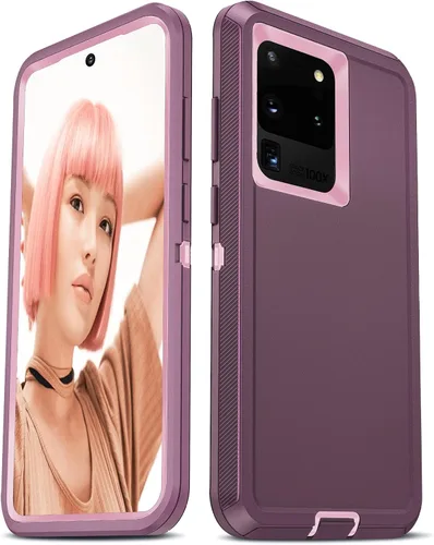 Vista 18 de LeYi Funda compatible con Galaxy S8: no compatible con S8 Plus: cubierta exterior de goma 3 en 1 de cuerpo completo a prueba de golpes, resistente