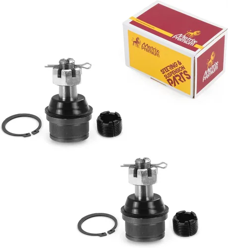 Vista 150 de Metrix - 2 juntas de rótula superior delantera K3134T para Dodge Ram 1500 4WD 94-01, Ram 2500 4WD 94-99, Jeep Cherokee 84-01, Wrangler 97-17