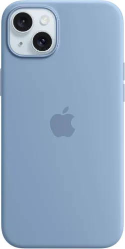 Vista 10 de Apple iPhone 15 Plus Funda FineWoven con MagSafe: Funda ligera para teléfono, compatible con carga inalámbrica, acabado suave tipo ante; Negro Rosa