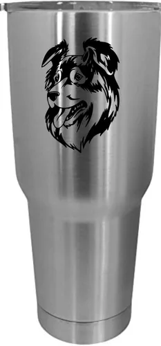 Vista 220 de Cairn Terrier - Vaso grabado con temática de perro, 30 onzas