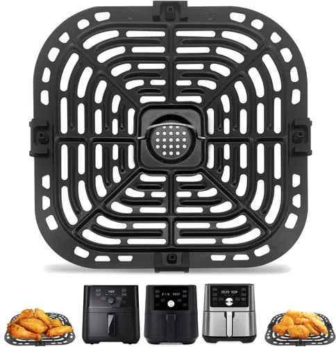 Vista 10 de GCQ Bandeja de repuesto para freidora de aire para Instant Pot Vortex 6 en 1, 6 cuartos de galón, 5.7 cuartos de galón, Gourmia 6 cuartos de galón