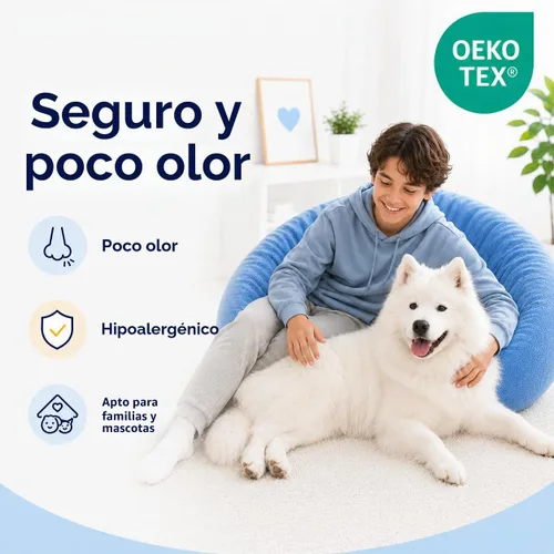 Vista 2 de Relleno de espuma viscoelástica triturada de 5 libras para relleno de puf, cojín de silla de almohada, cama para perro, recambio de manualidades