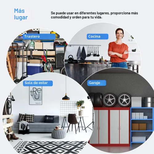 Vista 7 de BestOffice Estantería de Alambre Metálica Comercial Ajustable de Acero de 4 Niveles 36"x14"x54