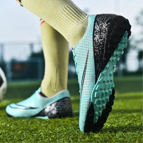 Vista 6 de HaloTeam Zapatos de fútbol para hombre, botas de fútbol para hombre, botas de fútbol de césped para entrenamiento profesional al aire libre
