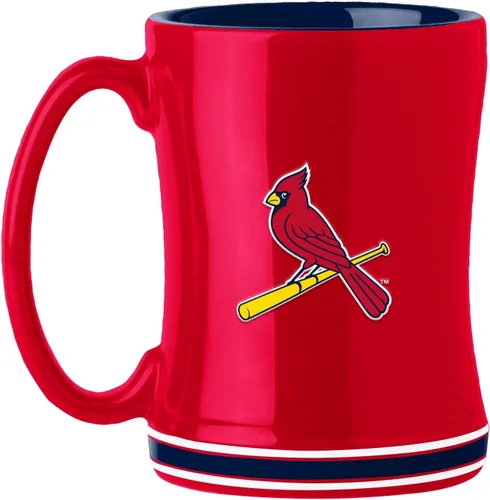 Vista 4 de MLB - Taza unisex de 14 oz con relieve esculpido Color del