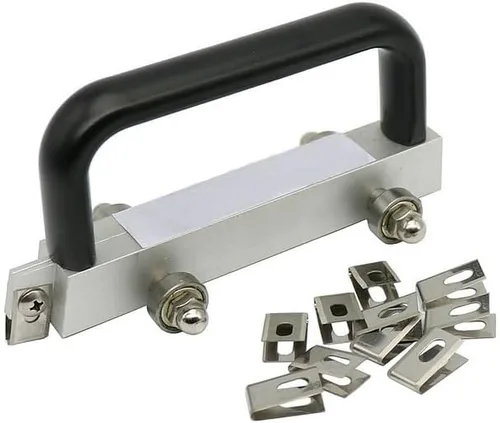 Vista 2 de Rollo de plástico de PVC Deportes Piso ranura cortador rueda ranurado manual ranurado cuchillo vinilo piso Groover Herramientas de construcción