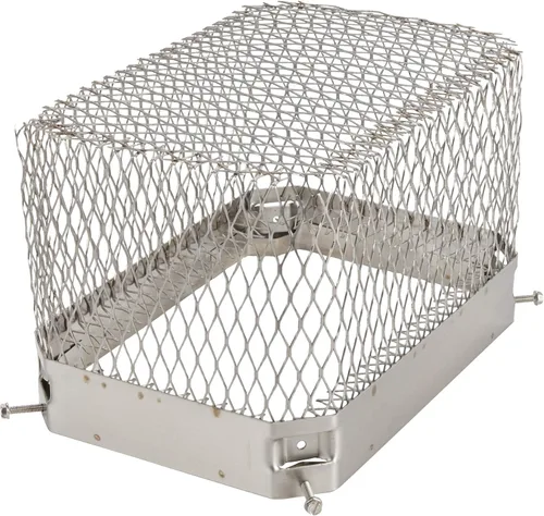 Vista 7 de HY-C RS99 Pantalla de mapache de acero inoxidable, 9 "x 9" x 6