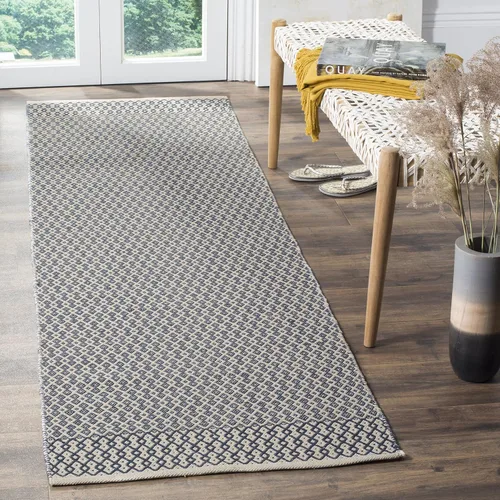 Vista 10 de SAFAVIEH Colección Montauk - Alfombra decorativa de 2 pies 3 pulgadas x 4 pies, color marfil y negro, hecha a mano de algodón estilo bohemio rural