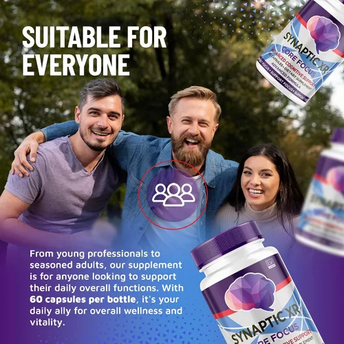 Vista 5 de Synaptic XR Capsules, SynapticXR, Synaptic XR Core Focus, Synaptic XR Core Focus, Synaptic XR Brain Caps, Synaptic XR, Synaptic XR Advanced Formula