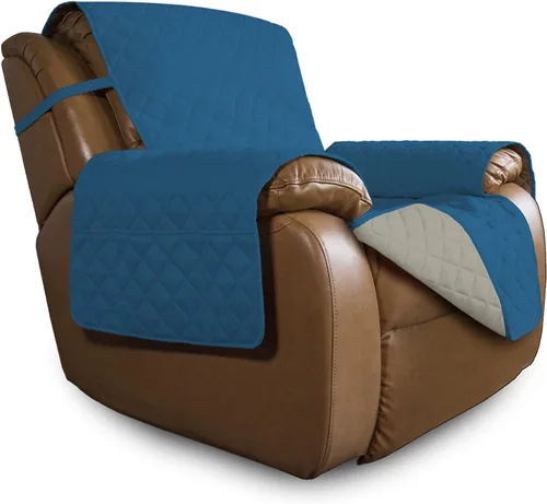 Vista 194 de Easy-Going - Funda reversible para sofá, resistente al agua, con varillas de espuma y correas elásticas, protector de muebles para mascotas y perros