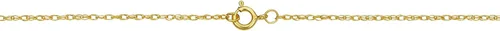 Vista 4 de Kooljewelry 10k Yellow Gold Rope Chain Barely-There Necklace (0.7 mm, 0.9 mm, 1 mm or 1.3 mm) - Thin And Lightweight