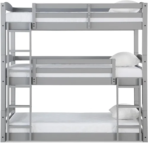 Vista 7 de Dorel Living Phoenix Triple Litera, Gris