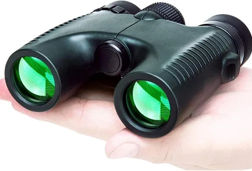 Vista 4 de Telescopio Sky Telescope 10X26 Binoculares Mini Niños, Verde