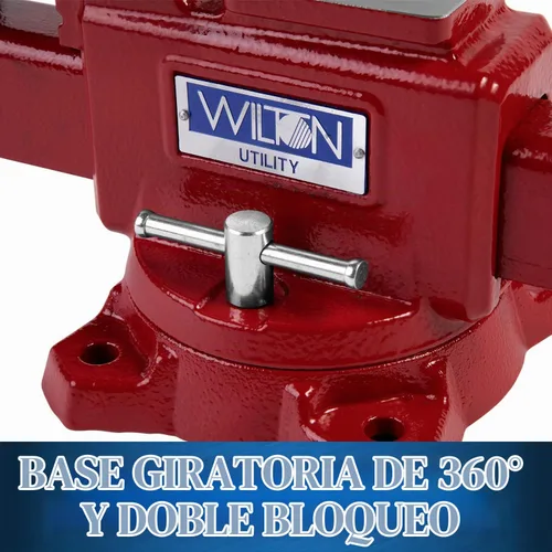 Vista 2 de Morsa de banco de utilidad Wilton, ancho de mandíbula de 4-1/2", abertura de mandíbula de 4", garganta de 2-5/8" (Modelo 674U)