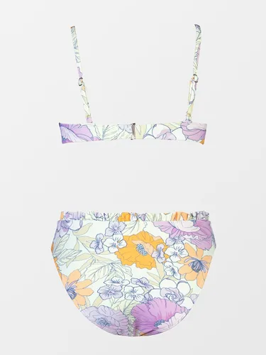 Vista 6 de CUPSHE Conjunto de bikini de dos piezas para mujer, cintura alta, push up, atrevido y con cordón