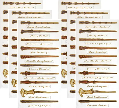 Vista 8 de Paper House Productions Harry Potter - Hoja de calcomanías con efecto esmaltado brillante para manualidades, álbumes de recortes y coleccionismo
