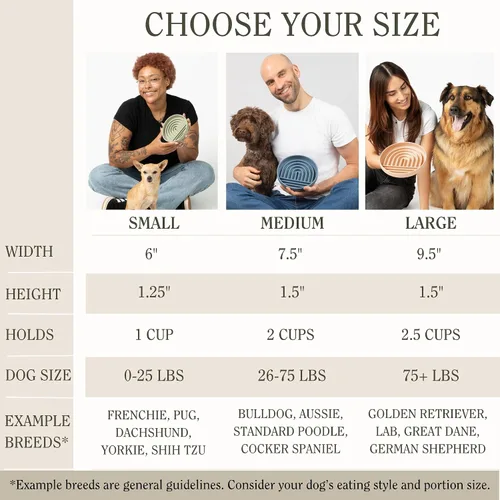 Vista 9 de Should We Go? Alimentador lento para perros y gatos, el tazón Slowdown de silicona, solución para comer lentamente con diseño moderno de alfombrilla