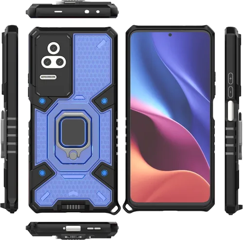 Vista 46 de Funda para 1+ Nord 2 5G, funda para OnePlus Nord 2 5G con funda de soporte, color azul