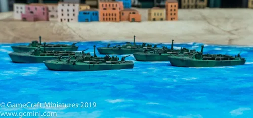 Vista 4 de Cruel Seas US Navy PT Boat Flotilla 1:300 WWII Naval Militar Wargaming Kit de modelo de plástico 782011002
