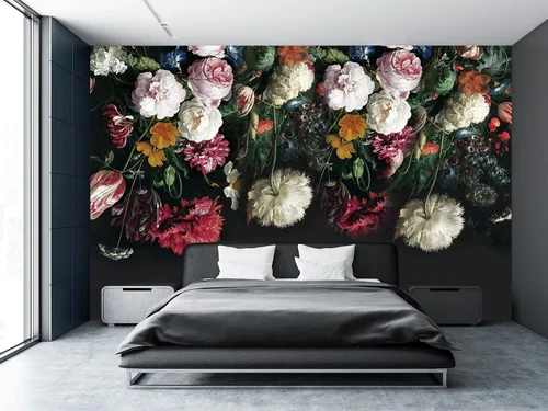 Vista 33 de Mural de pared - Papel pintado 3D de decoración, nubes rosas, 155" x 103" (no autoadhesivo)