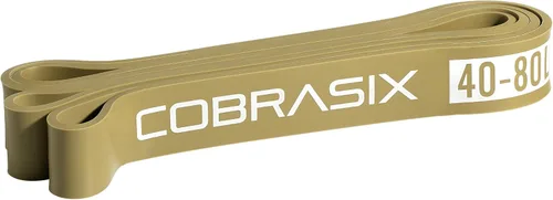 Vista 9 de COBRASIX Resistance Bands for Working Out, Light Stretching Bands, Long Loop Exercise Bands for Strength Training, Pull Ups Assistance, Physical
